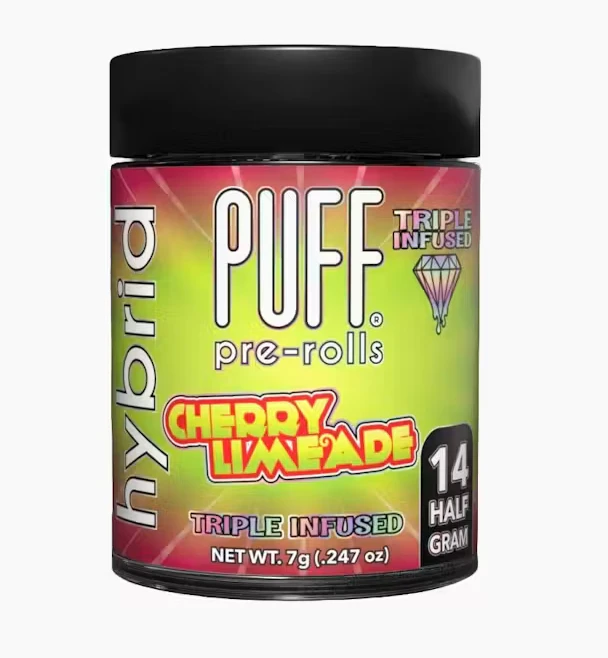 PUFF - PUFF - Diamond Infused Pre Roll - 0.5g - 14 ct. - Hybrid - Cherry Limeade Main Image