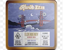 KWIK | ZZZS ELDERBERRY 1:1 THC:CBN - 10PK | EDIBLE