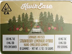 KWIK | STRAWBERRY LIQUID CENTER - 10PK | EDIBLE | 100MG