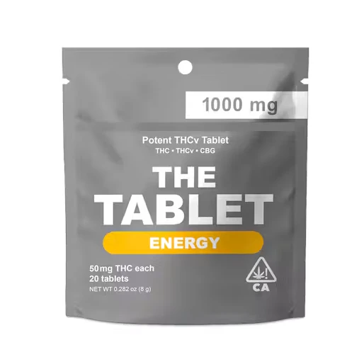 The TABLET - The Tablet | Energy Tablets | THC: THCv: CBG | 50mg : 20pk | 1000mg Main Image