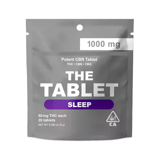 The TABLET - The Tablet | Sleep Tablets | THC: CBN: CBG | 50mg : 20pk | 1000mg Main Image