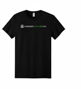  Farmer's Black Tee | Logo Only | Small