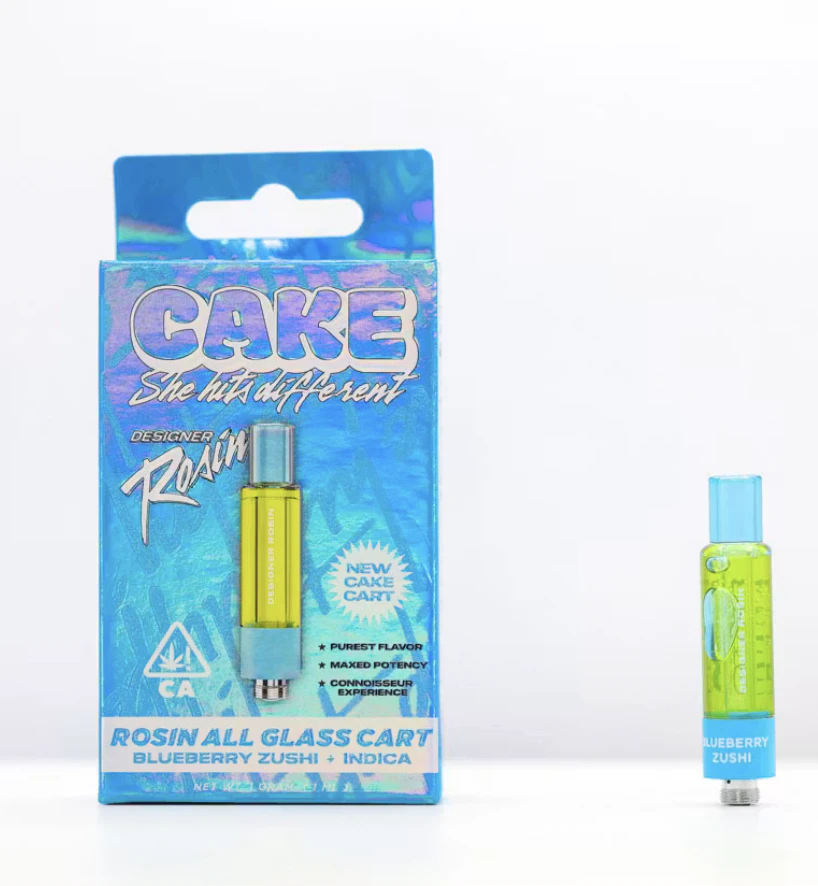 CAKE she hits different - Cake | Blueberry Zushi | Indica 1g Rosin Cart Main Image
