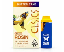 CLSICS Live Rosin All In One 1g Butter Cake