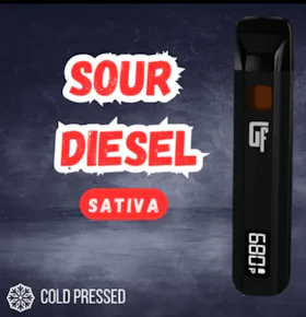 The Growfather | Sour Diesel | Cold Pressed Live Rosin Terpene Disposable | 2g
