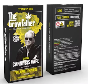 The Growfather | Pineapple Express | Cryo Liquid Diamond Disposable | 2g 