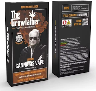 The Growfather | Tropical Cookies x Orange Creamsicle | Cryo Liquid Diamond Disposable | 1g