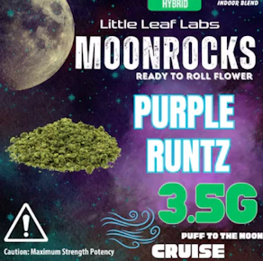 Little Leaf Labs | Purple Runtz Moonrock Infused Preground | 3.5g
