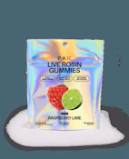 PAX Live Rosin Gummies Raspberry Lime (H) 10pc 100mg