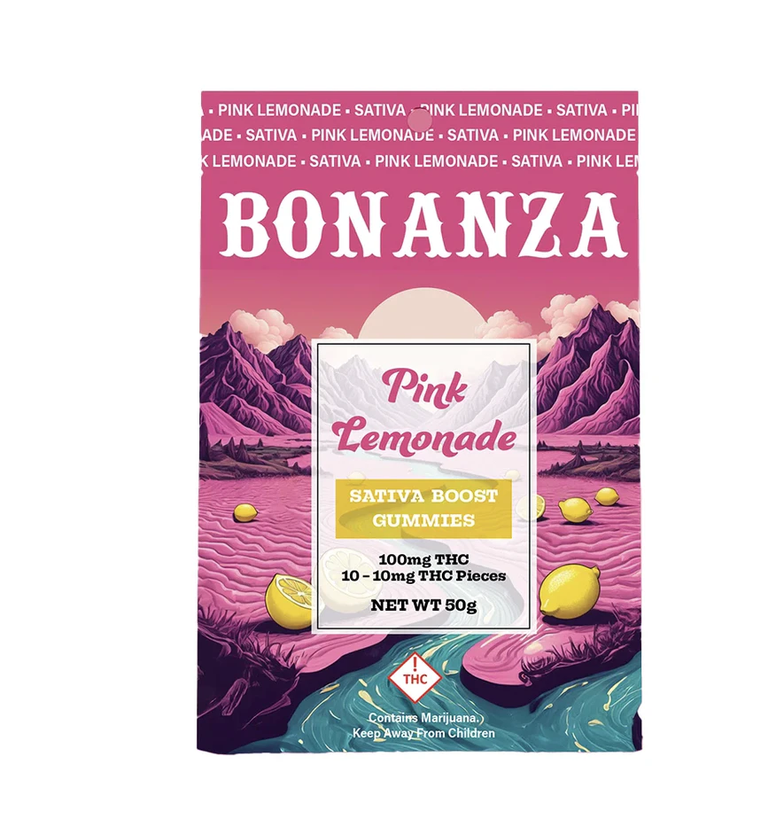 Bonanza Cannabis Company - Bonanza Pink Lemonade Gummy Main Image