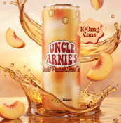 Uncle Arnies 100mg Sweet Peach Iced Tea Beverage