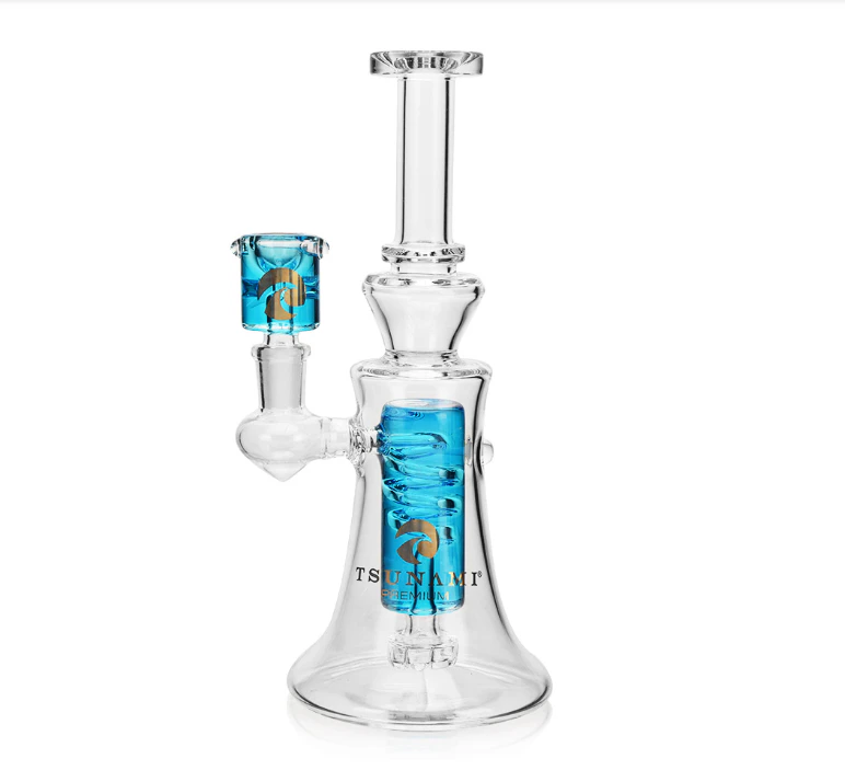 Tsunami - TSUNAMI | Water Pipe, Freezable Glycerine, Swirl Edition | Blue Main Image