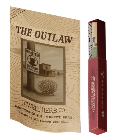 Lowell Herb Co. - Trailblazer - 1G Sativa Blend Outlaw Preroll Main Image