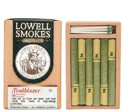 Lowell Herb Co. - Trailblazer - 3.6G 6PK Sativa Blend Prerolls Main Image