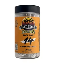 West Coast Treez - WEST COAST TREEZ | MAC - 14PK | PREROLL | 14G Main Image