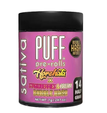 PUFF - PUFF | HORCHATA X STRAWBERRIES AND CREAM INFUSED - 14PK | PREROLL | 7G Main Image