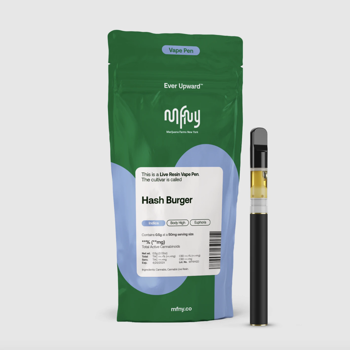MFNY - MFNY | Hash Burger | Live Resin AIO | .5g Main Image