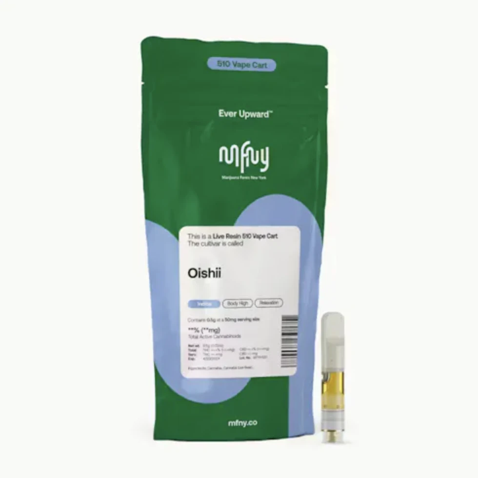 MFNY - MFNY | Oishii | Live Resin Vape Cartridge | .5g Main Image