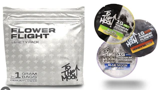 To The Moon Flower flight 3 Strains!! Alien Cookies x Blue Moon Dream x Honeymoon | Variety | 3g