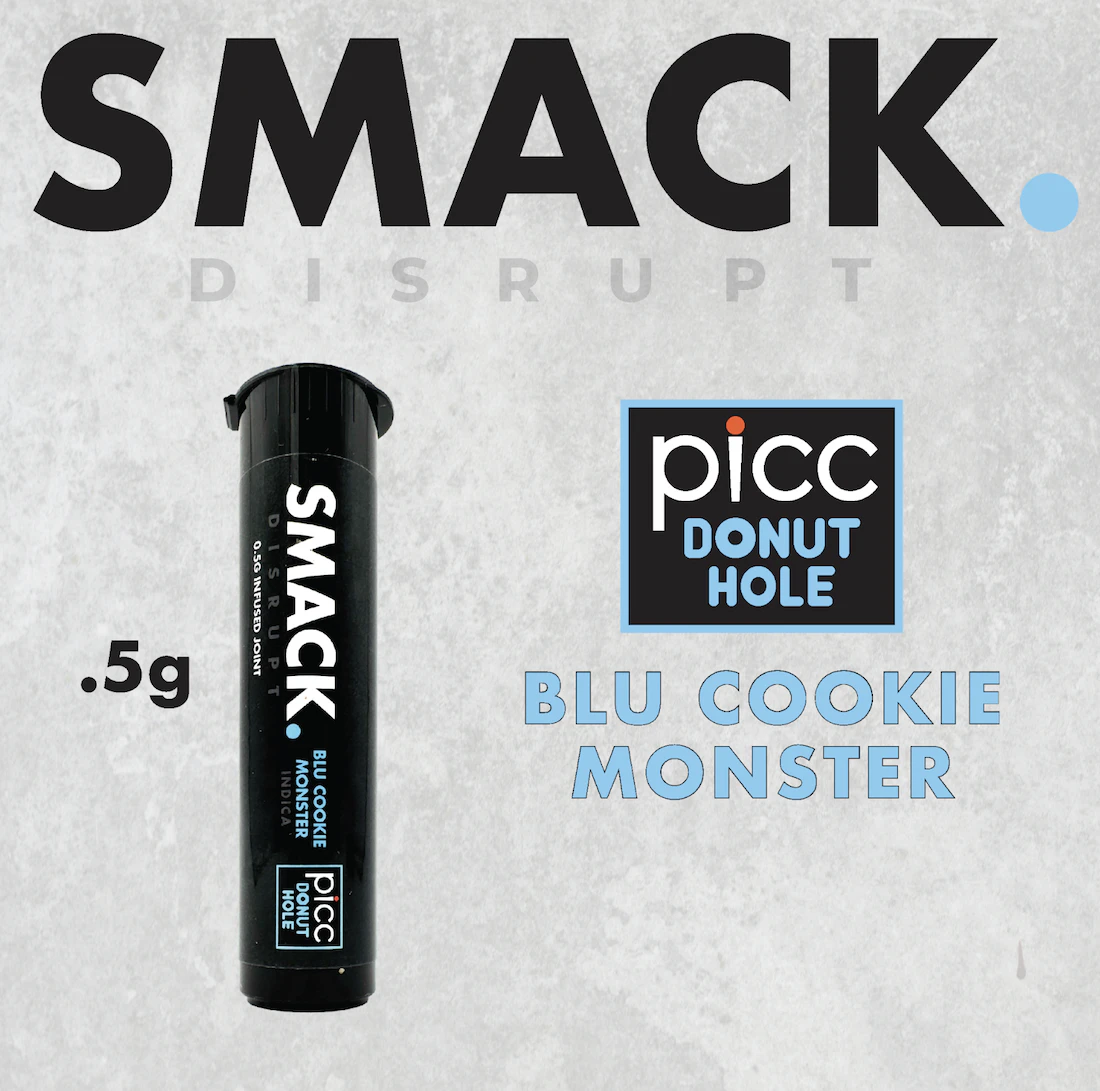 SMACK - Blue Cookie Monster Live Resin Infused Pre-roll | .5g Main Image