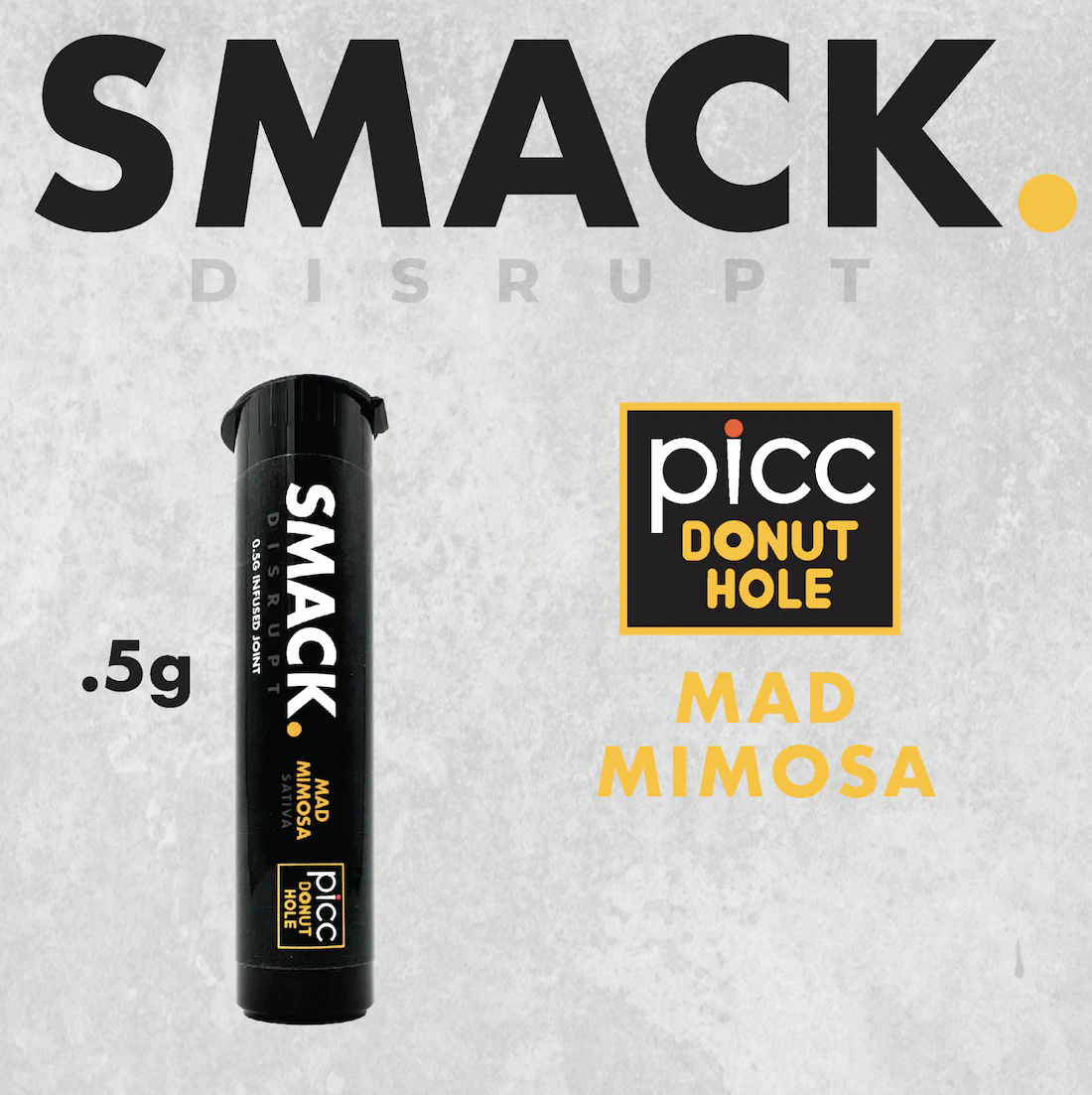 SMACK - Mad Mimosa Live Resin Infused Donut Hole | .5g Main Image
