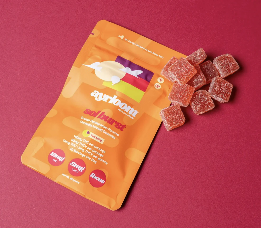 ayrloom - Sol Burst Gummies 2:1 | THC-V Enhanced | 10pack Main Image