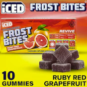[Iced] Gummies 10 Pack - 150mg - Ruby Red Grapefruit 2:1 (THC:CBG)