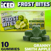 [Iced] Gummies 10 Pack - 100mg - Granny Smith Apple (H)