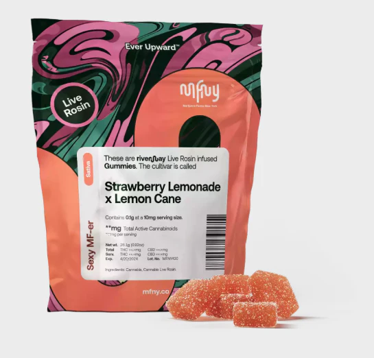 MFNY - MFNY | Edibles | Strawberry Lemonade x Lemon Cane | 10 Pk | Rosin Gummies| Main Image
