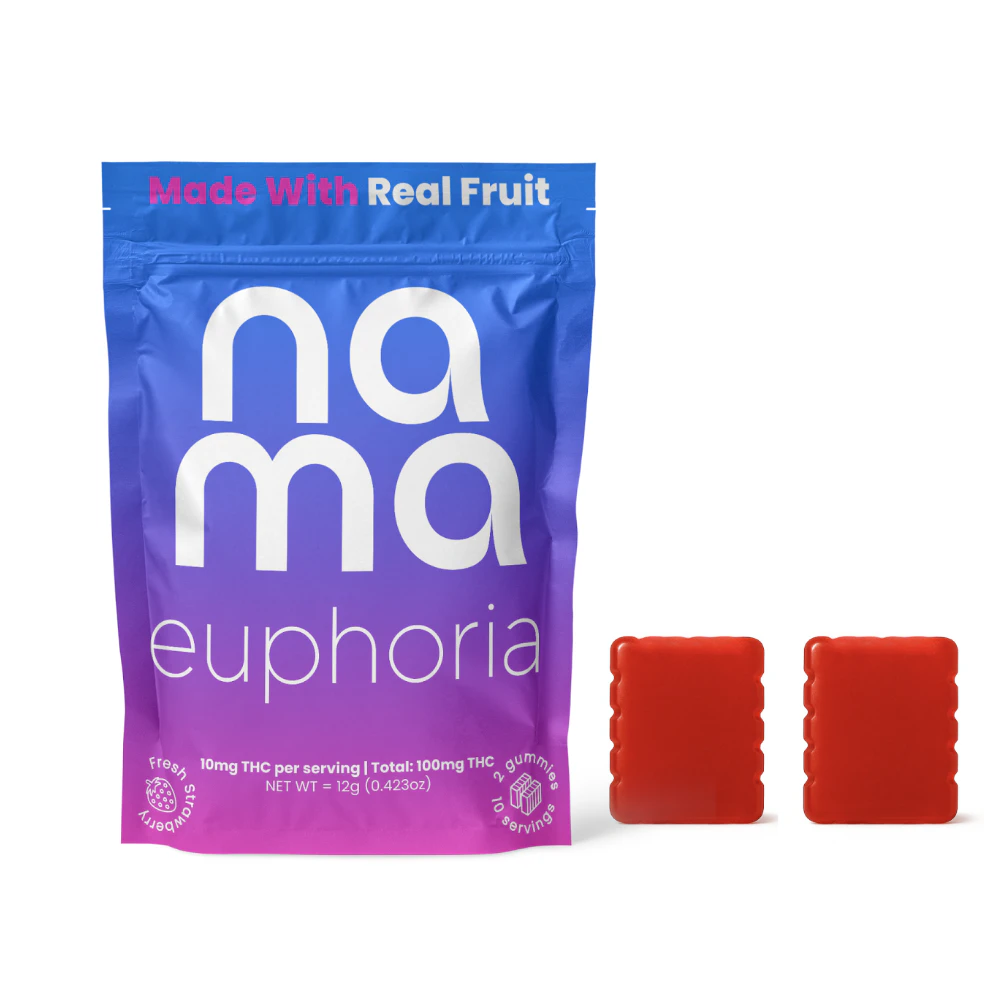 Nama - NAMA | Original Euphoria (Fresh Strawberry) | Gummies | 2 Pack | 100mg Main Image