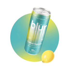 Blur | Lemon Squeeze THC Seltzer | 10mg