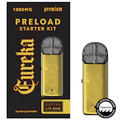 Eureka Vapor | Apple Fritter | Live Resin Premium Starter Kit | 1g