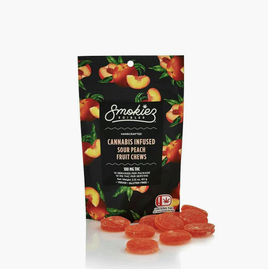 SMOKIEZ - Smokiez | Sour Peach | Gummies | 100mg Main Image