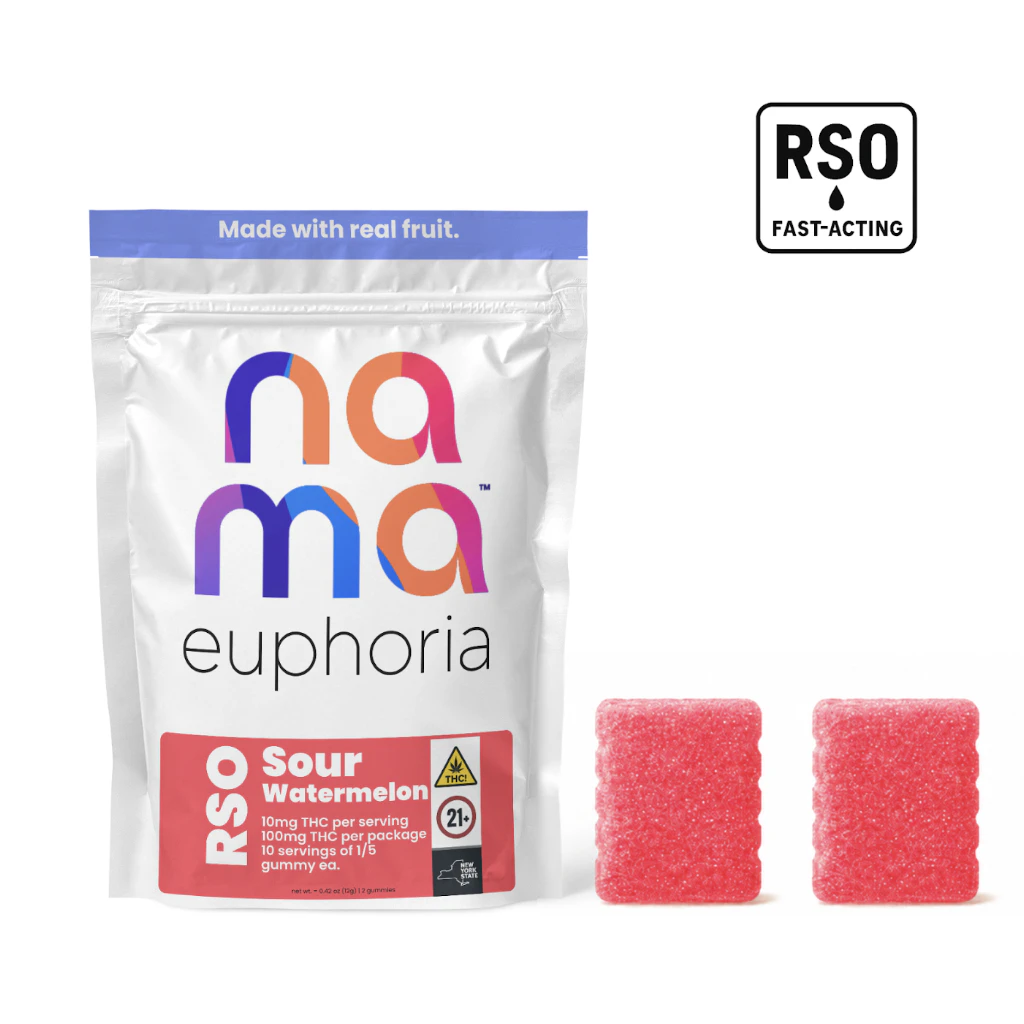 Nama - NAMA | Euphoria RSO (Sour Watermelon) | Gummies | 2 Pack | 100mg Main Image