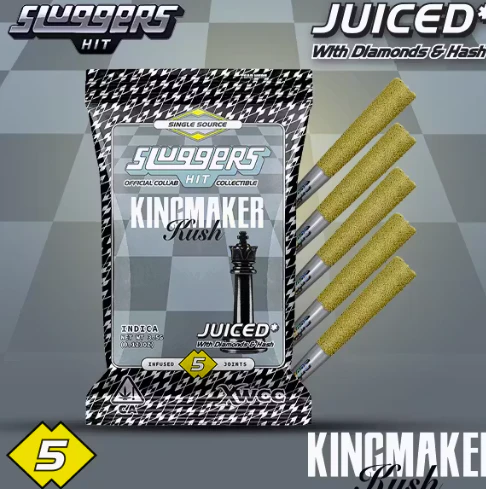 Sluggers - [Sluggers] Infused Preroll 5 Pack - 3.5g - King Maker Kush (I) Main Image