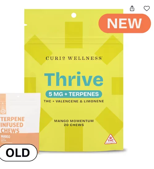 Curio - Curio - Mango Momentum - Thrive Chews 20ct Main Image