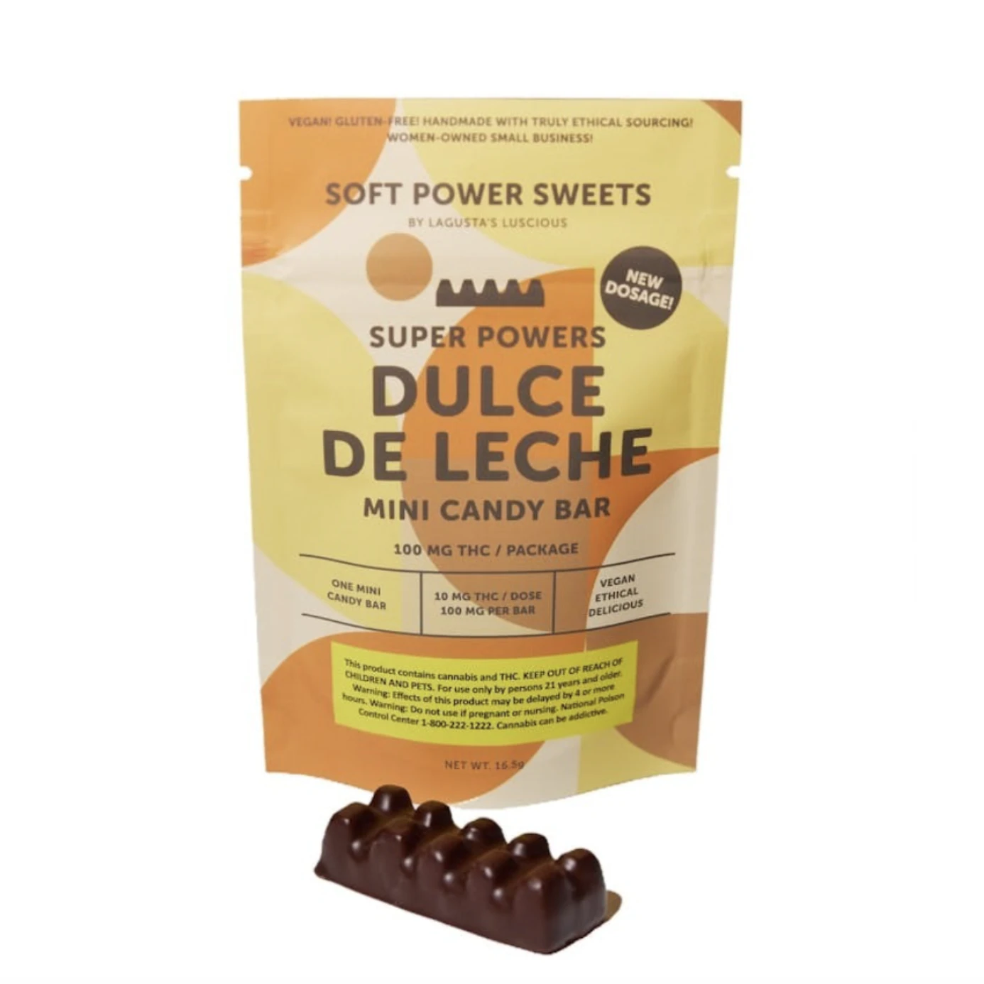 Soft Power Sweets - Soft Power | Dulce de Leche | Single Candy Bar | 100mg Main Image