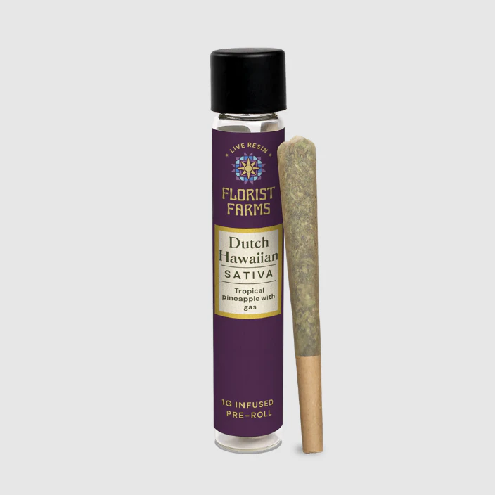 Florist Farms - Florist Farms | Dutch Hawaiian | Live Resin Infused Pre-Roll | 1g Main Image