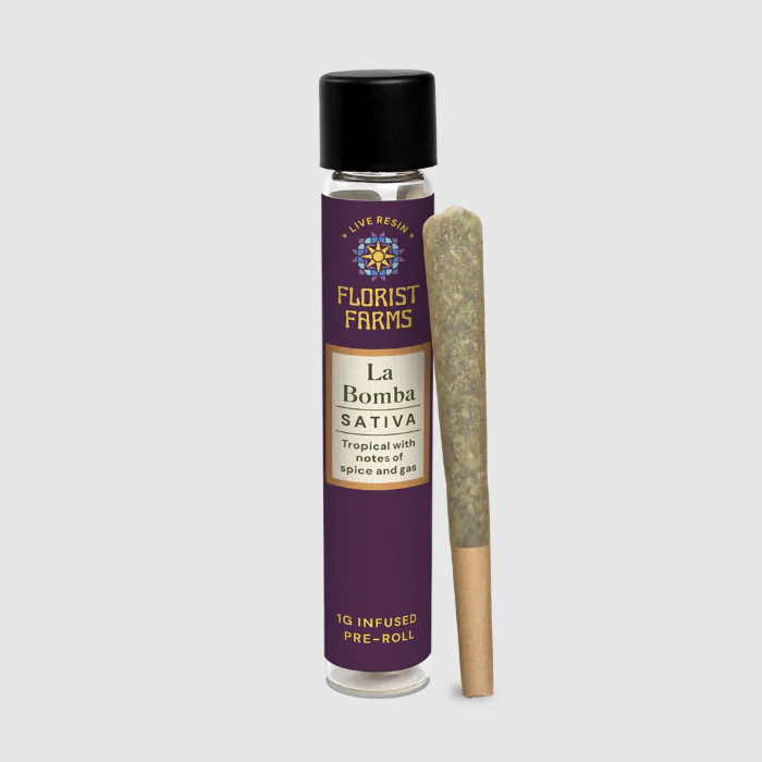 Florist Farms - Florist Farms | La Bomba | Live Resin Infused Pre-Roll | 1g Main Image