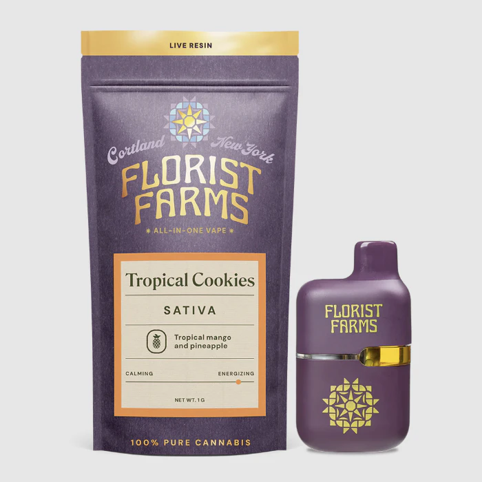 Florist Farms - Florist Farms | Tropical Cookies | Live Resin AIO | 1g Main Image
