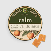 Florist Farms | Peach "Calm" (THC:CBD) | Gummies | 100mg