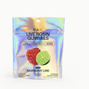 PAX | Raspberry Lime | Live Rosin Gummies | 100mg