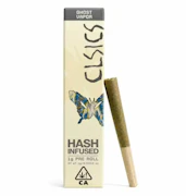 CLSICS | Ghost Vapor | Hash Infused Pre-Roll | 1g
