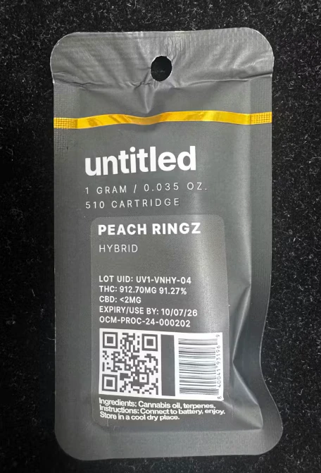untitled - untitled | Vape Cartridge | Peach Ringz | 1g Main Image