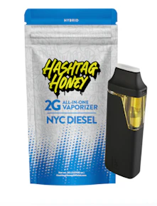 Hashtag Honey | Vape | NYC Diesel | 2G | AIO
