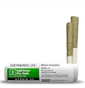 Blue Dream 5pk 0.5g Prerolls - Hybrid | Generic AF