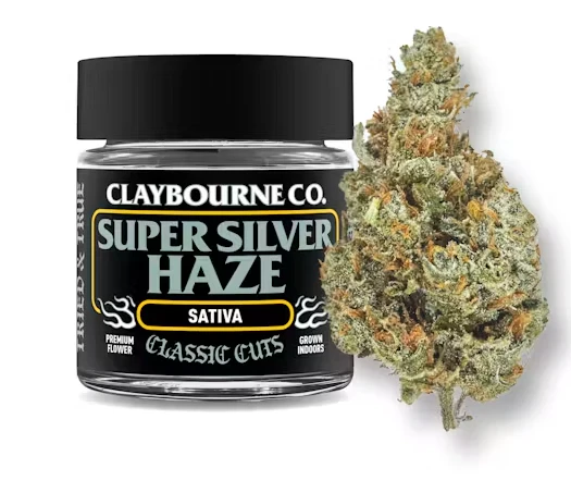 Claybourne Co. - Claybourne Co - Super Silver Haze - 3.5G Flower Main Image