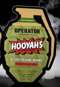 Operator | Edible | Chews | Infused (Full Spectrum RSO) | Blood Orange Bombs | 10 pk | 50mg