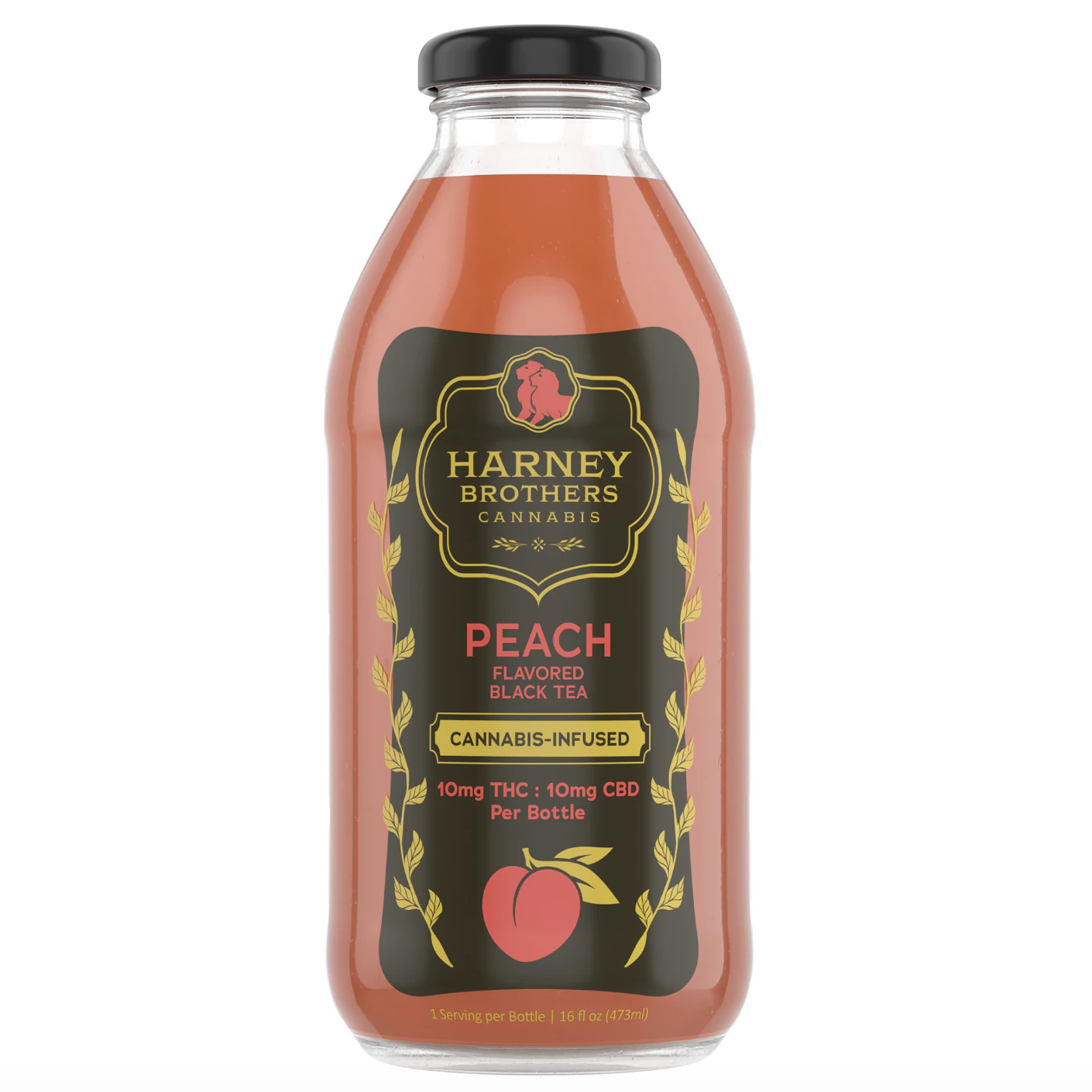 Harney Brothers Cannabis - Harney Brothers Cannabis | Peach Tea | Beverage | 10mg Main Image