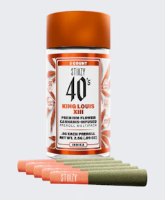 Stiiizy | Pre Roll | king louis | 40's pack | 2.5G